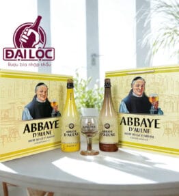 Hộp Quà Bia Bỉ Abbaye 6%- Hộp 2 Chai 750ml và 1 Ly