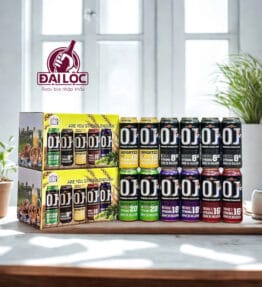 Hộp Quà Bia Bỉ OJ Cao Độ – Hộp 12 Lon 500ml