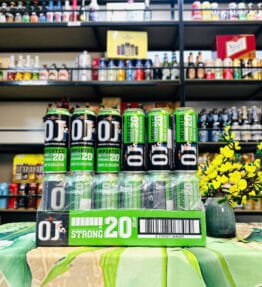 Bia OJ Strong Imported 20% – Lon 500ml – Thùng 24 Lon