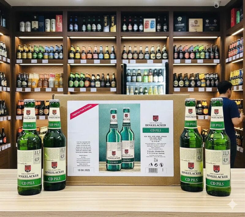 Dinkelacker CD Pils: Di Sản Từ Hoa Bia Hallertau Quý Hiếm