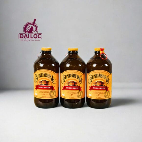 Nước trái cây Bundaberg Ginger 0% Úc – Thùng 24 chai 375ml