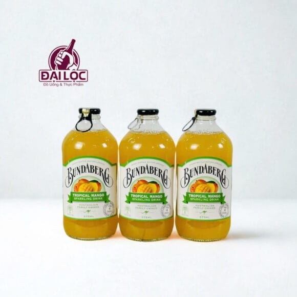 Nước trái cây Bundaberg Tropical Mango Úc – Thùng 24 chai 375ml