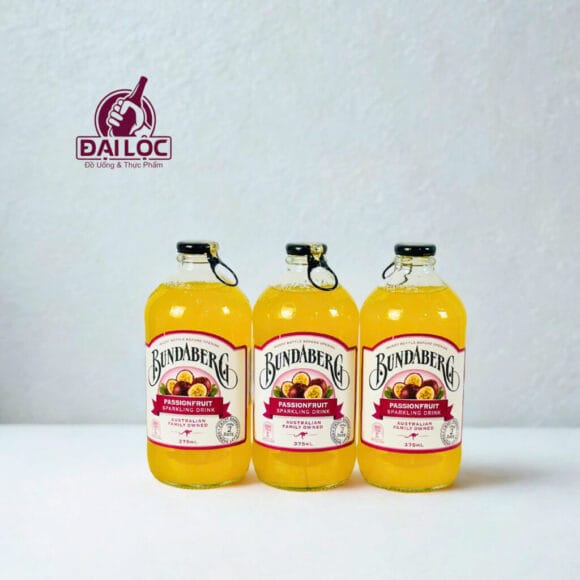 Nước trái cây Bundaberg Passionfruit 0% Úc - Thùng 24 chai 375ml