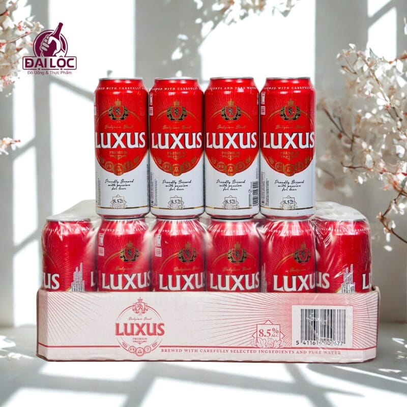 Bia Luxus 8,5% Bỉ – thùng 24 lon 500ml luxus