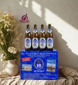 Bia Hofbrau Munchner Weisse 5.1% Thùng 20 chai 500ml