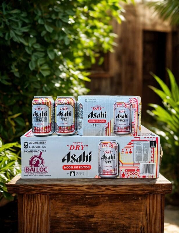 Bia Asahi super dry lon 330ml