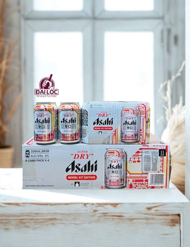 Bia Asahi Super Dry thung 24 lon 330ml
