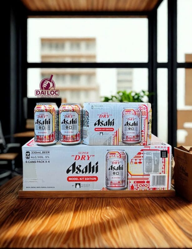 Bia Asahi Super Dry nguyen thung