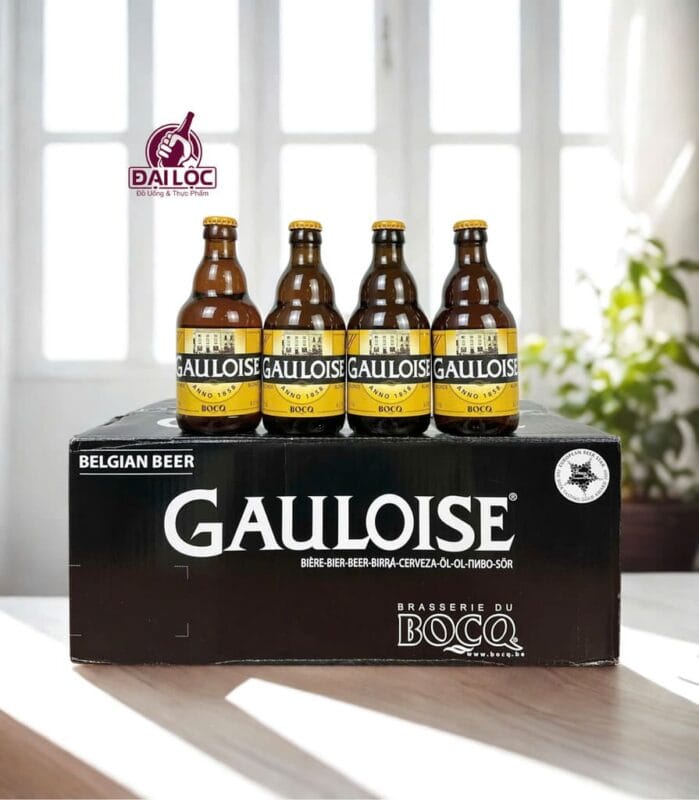 Bia Gauloise Blonde 6,3% - Chai 330ml bia-gauloise-blond-thung-24-chai