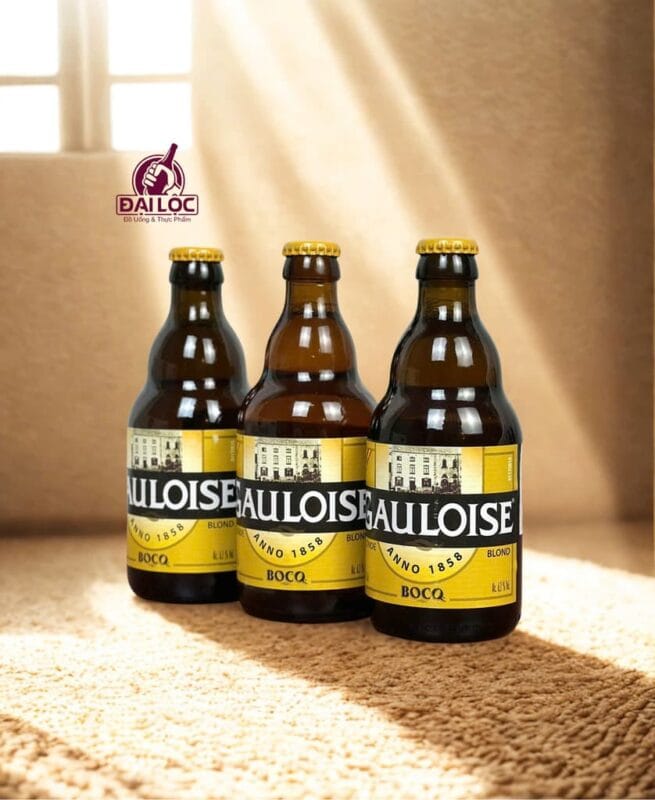 Bia Gauloise Blonde 6,3% - Chai 330ml bia-gauloise-blond-goc-nghieng