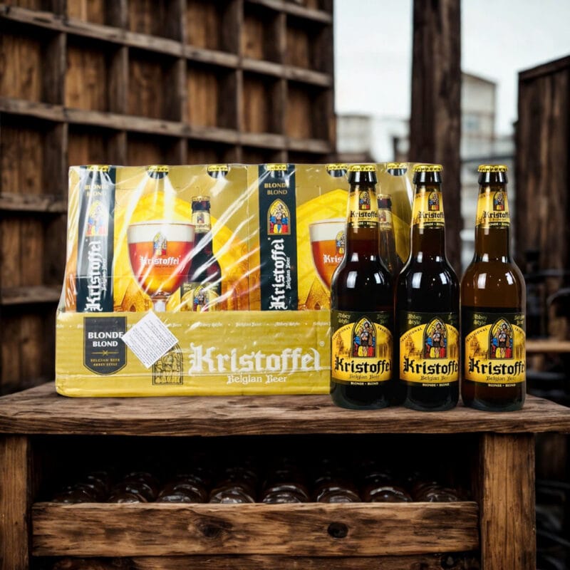 Bia Kristoffel Blond 6.0% – Thùng 24 chai 330ml bia kristoffel blonde