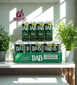 Bia Đức DAB Lager 5% (Thùng 24 Lon 500ml)