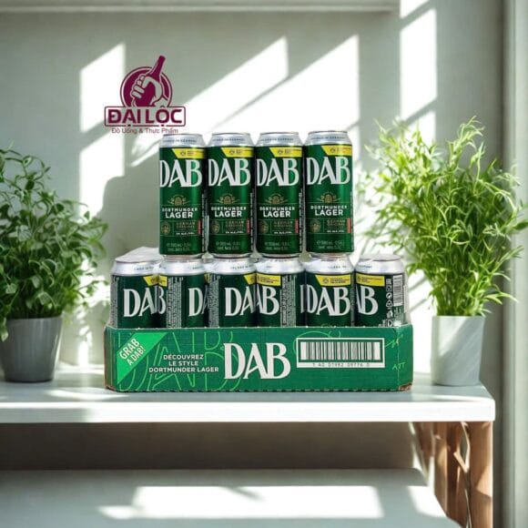 Bia Đức DAB Lager 5% (Thùng 24 Lon 500ml)