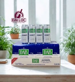 Bia Đức DAB Ultimate 4% (Thùng 24 Lon 500ml) – Light Lager Đức