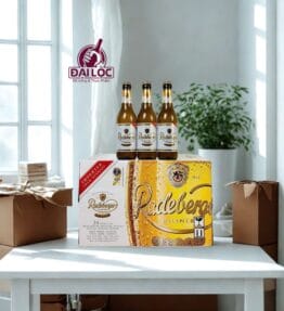 Bia Radeberger Pilsner chai 4.8% (Thùng 24 Chai 330ml) – Bia Pilsner Hoàng Gia Đức
