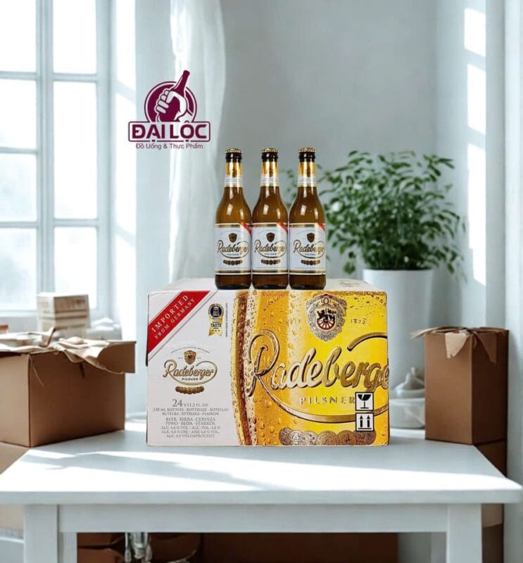 Bia Radeberger Pilsner chai