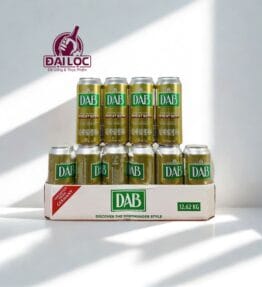 Bia Đức DAB Wheat Beer 4.8% (Thùng 24 Lon 500ml) – bia Lúa Mì
