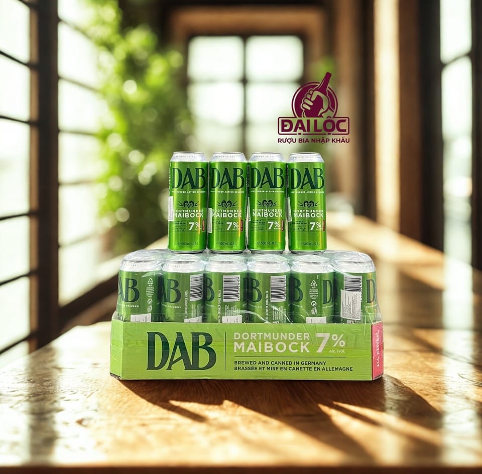 Bia-duc-dab-maibock Bia Đức DAB Maibock 7.0% - Thùng 24 Lon 500ml