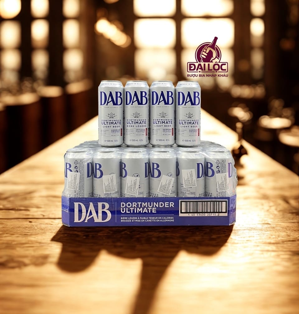 Bia-duc-dab-ultimate Bia Đức DAB Ultimate 4% - Thùng 24 Lon 500ml