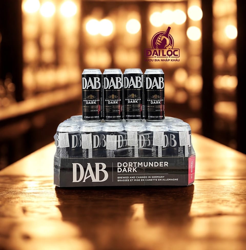 Bia-duc-dab-dark-lager Bia Đức DAB Dark Lager 4,8% - Thùng 24 Lon 500ml