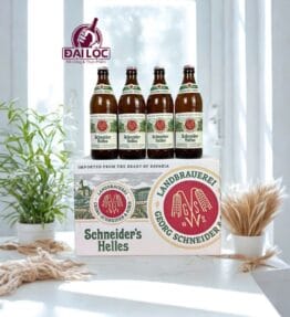 Bia Schneider Helles Weisse 4.9% – Tinh Hoa Bia Lúa Mì Đức