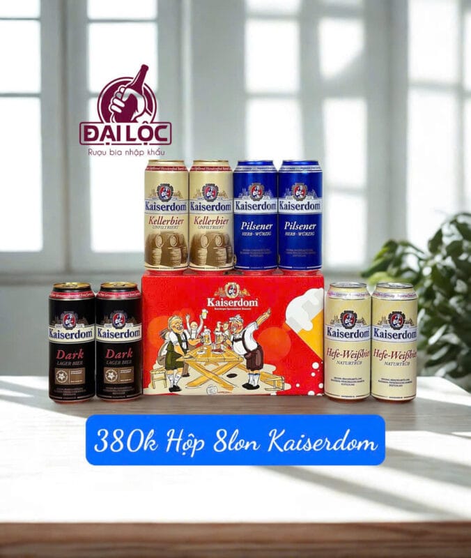 Hộp Quà Bia Nhập Khẩu Châu Âu cho mùa Tết Bính Ngọ 2026 BIA RƯỢU NHẬP KHẨU ĐẠI LỘC - hộp quà bia nhập khẩu