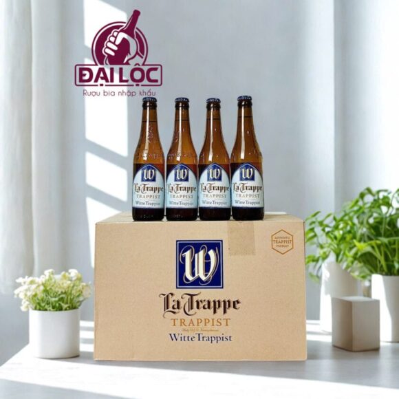 Bia La Trappe Witte Trappist 5.5% – Chai 330ml – Thùng 24 Chai