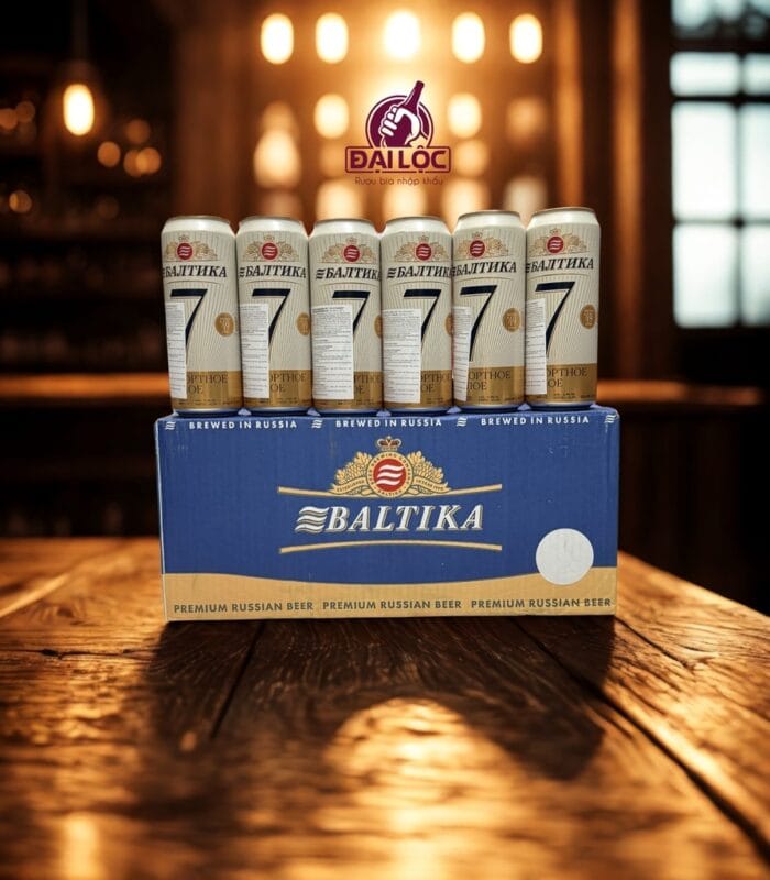 Bia Baltika 7 (Bia Số 7 Nga) 5.4% thùng 24 lon 450ml Bia Baltika 7 (Bia Số 7 Nga) 5.4% – Tinh Hoa Bia Export