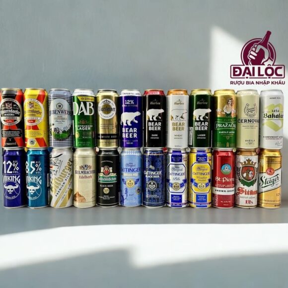 Hộp Quà 24 Loại Bia Nhập Khẩu Châu Âu – Hộp 24 Lon 500ml