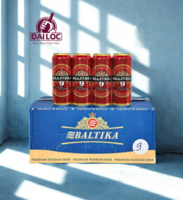 Bia Nga Baltika 9 (8%) 24 lon 450ml– Sức Mạnh Đích Thực