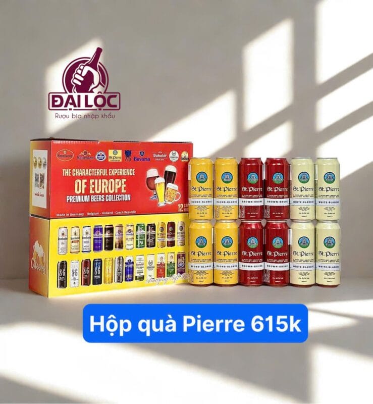 Hộp Quà Bia Bỉ St. Pierre – Đỉnh cao tinh hoa bia tu viện