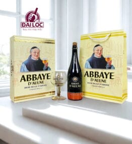 Hộp Quà Bia Bỉ Abbaye 9%- Hộp 1 Chai 750ml và 1 Ly
