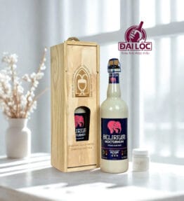 Hộp Quà Gỗ 1 Chai Delirium 8,5% 750ml – Bia Bỉ