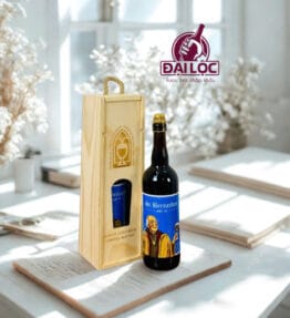 Hộp Quà Gỗ St Bernardus ABT 10% 750ml (Hộp 1-2-3 chai)