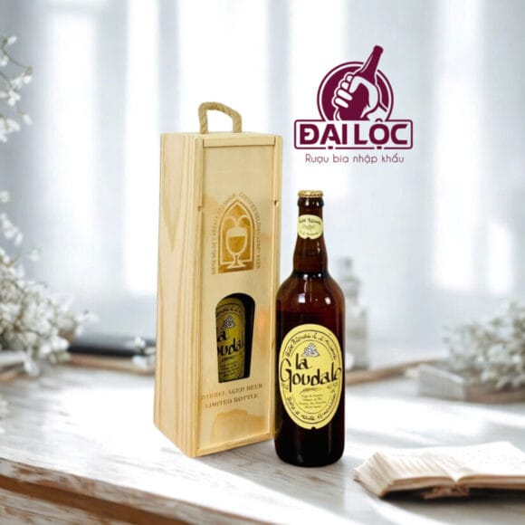 Hộp Quà Gỗ La Goudale 7,2% 750ml (Hộp 1-2-3 chai)