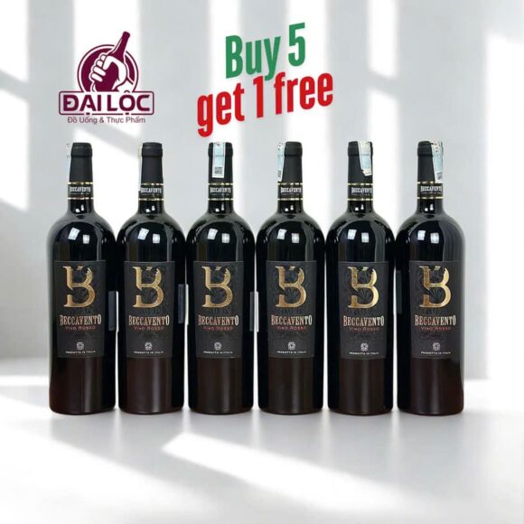 BECCAVENTO VINO ROSSO 15% – KIỆT TÁC VANG ĐỎ ĐẬM ĐÀ TỪ MIỀN NAM NƯỚC Ý