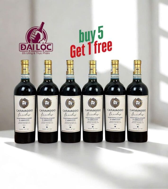 Rượu vang Ý cho tiệc mua 5 tặng 1 tại Đồ Uống Đại Lộc