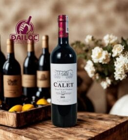CHÂTEAU CALET 2018 14%: VANG BORDEAUX NIÊN VỤ VÀNG, GIÁ TRỊ TỐT