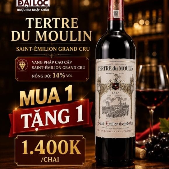 Rượu Vang Tertre Du Moulin Cuvee Millesimee 2020 - Mua 1 tặng 1
