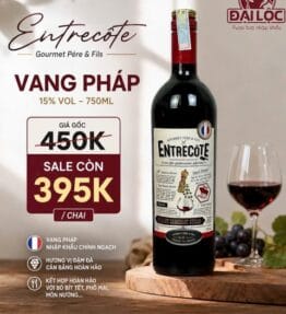 Rượu Vang Pháp Entrecôte 2023 14%