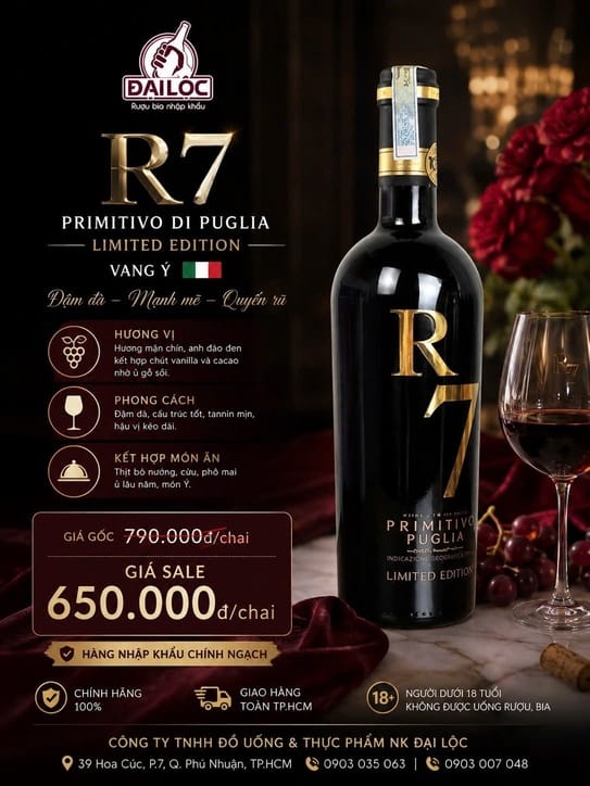 Vang Ý R7 Primitivo