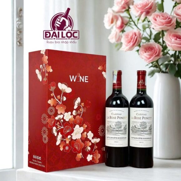 RƯỢU VANG PHÁP CHÂTEAU LA ROSE PONCET 2022 15% - Mua 2 tặng 1