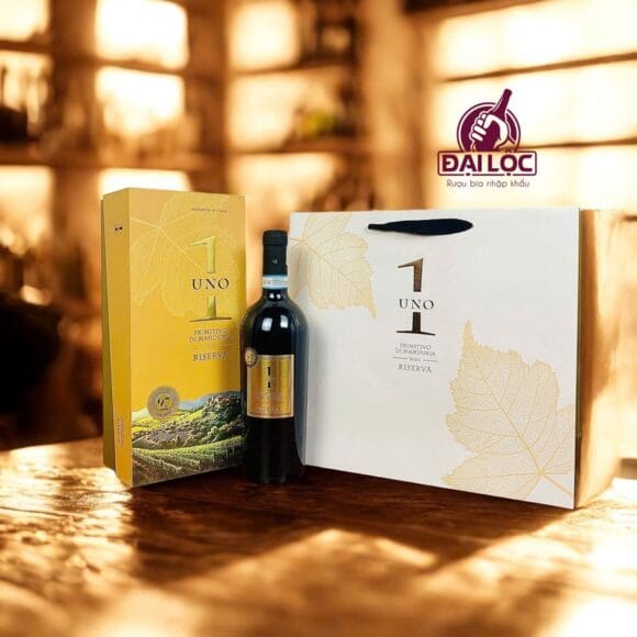 Vang Ý Uno 1 Primitivo Riserva 14% 2019
