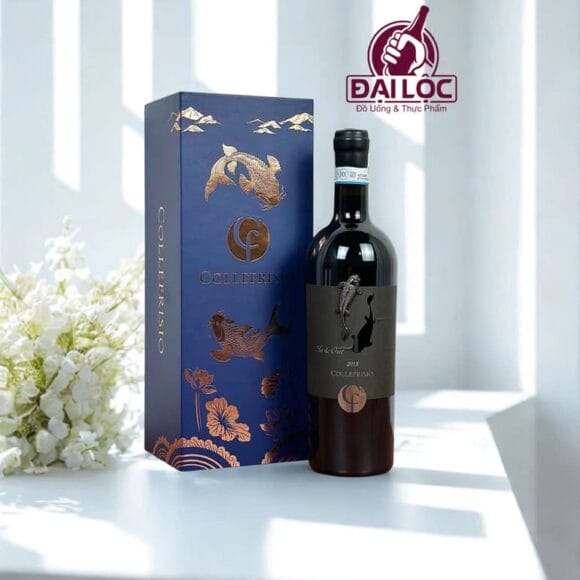 Vang Ý CF Collefrisio In & Out Montepulciano 16% (vang Cá Chép Đen 2018)