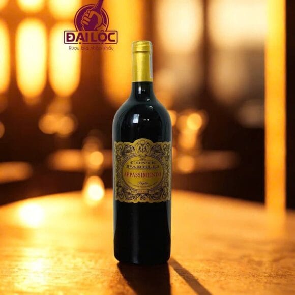 Rượu Vang Ý Conte Parelli Appassimento 15% Negroamaro