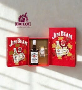 Hộp Quà Jim Beam White Label 700ml