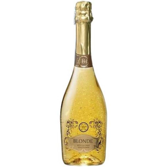 Rượu vang nổ Tây Ban Nha Fogoso Blonde Gold Flakes 22 Carat