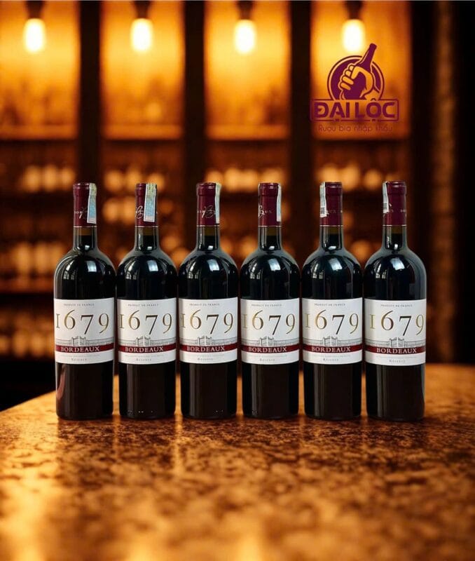 Rượu vang Pháp 1679 Bordeaux Rouge là biểu tượng lâu đời từ vùng Bordeaux nước Pháp