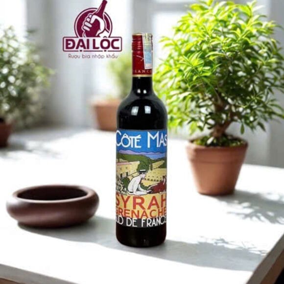Vang Pháp Cotes Mas Syrah Grenache 13,5% 2024