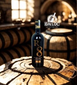 🍇 Rượu Vang Ý R8 Negroamaro Salento 17% 2023 – Sức Mạnh Tuyệt Đối Từ Puglia